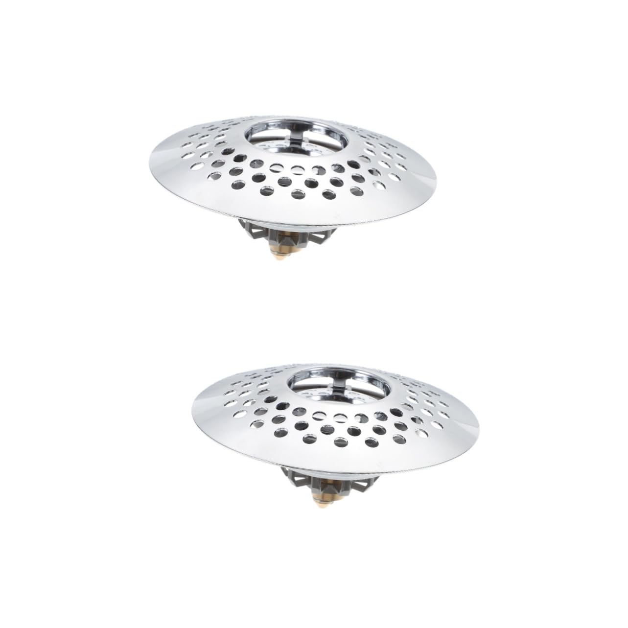 Operitacx 2 Stück Badewanne Bouncing Core Stopper Einzel verstopft Ersatz Fänger spüle abflussstopfen waschtischarmatur Badewanne für das Bad Badewannenablaufstopfen Kupfer Silber