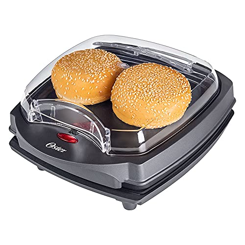 Grill Elétrico Oster Burguer 2 em 1 com Estufa, 220V, 1000W, OGRL500 - Imagem 2