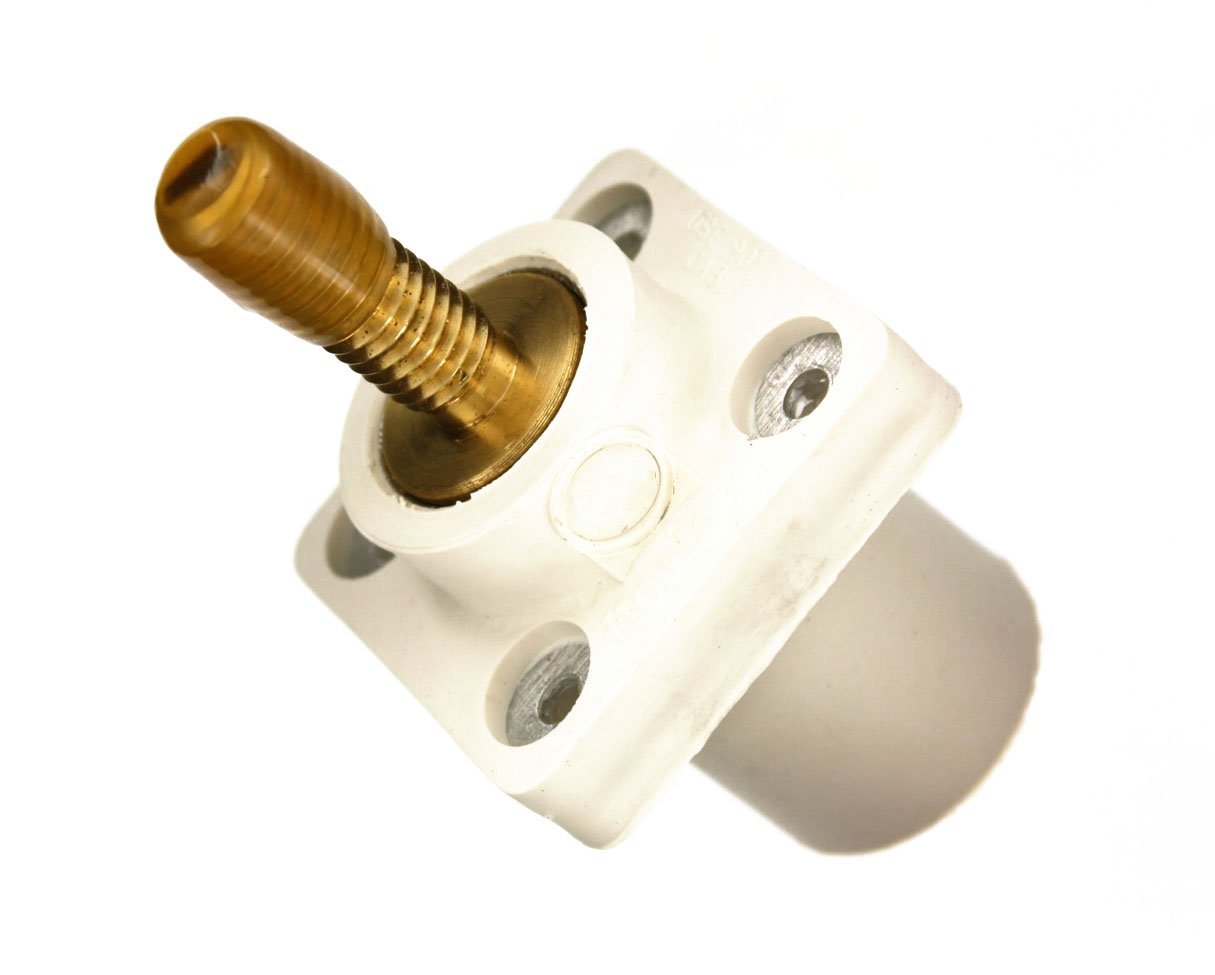 Leviton 16R23-14W connecteur came mâle blanc série 16 unipolaire panneau