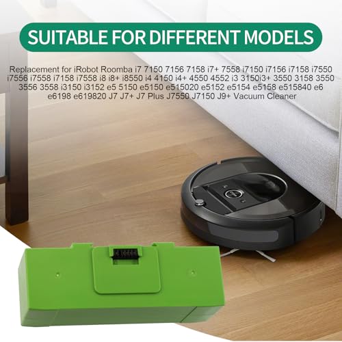 Image of ABL-F Battery 64.2Wh Replacement for iRobot Roomba J9+ i8 i8+ i8550 J7 J7+ J7 Plus J7550 J7150 i7 i7+ i7158 i7550 i755020 i7156 i7556 i7558 i6 i4 Plus i4+ i3 i3+ 3150 i3152 e5 e6 Series Robot Vacuum