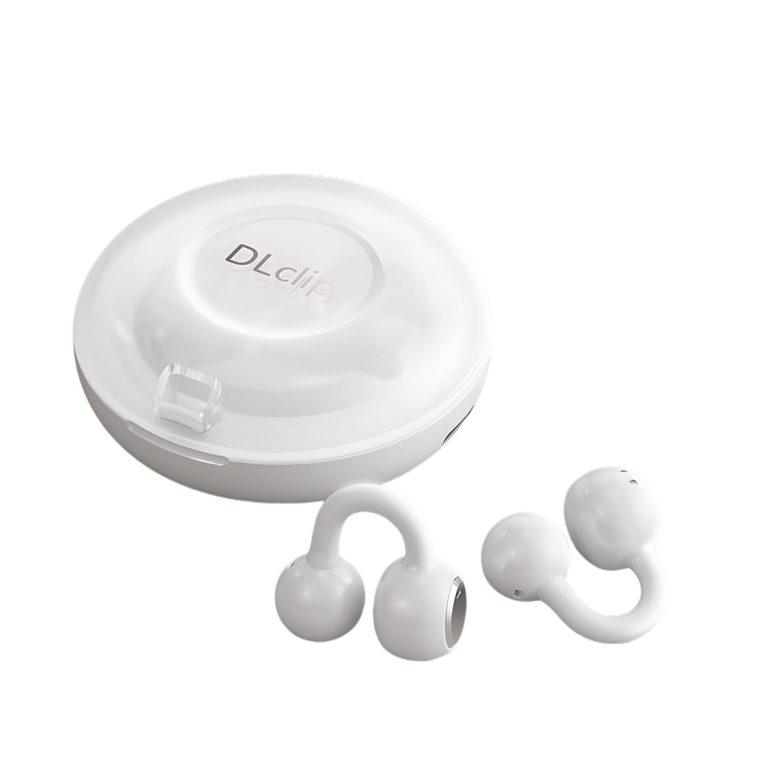 GALAAL Ear Clip Wireless Bluetooth Headphones,Lightweight Earbuds with Ear Hooks,Bluetooth5.4 Wireless Earphones,30H Playtime, IPX4 Waterproof Running Headphones for Gym