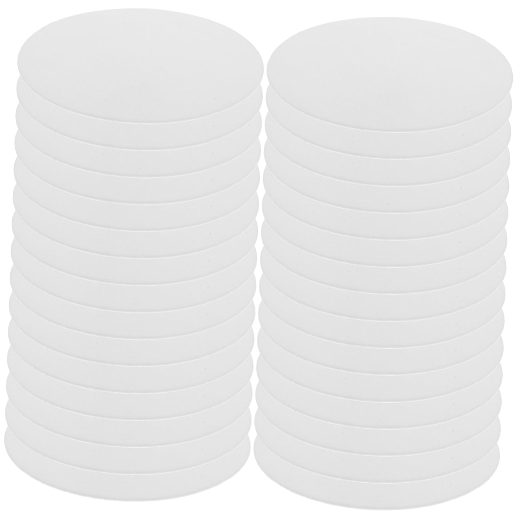 LIFKOME 60pcs Fiber Sheets Ceramic Fiber Insulation Paper for Kiln Oven Microwave High-Temperature Fireproof Gasket Material