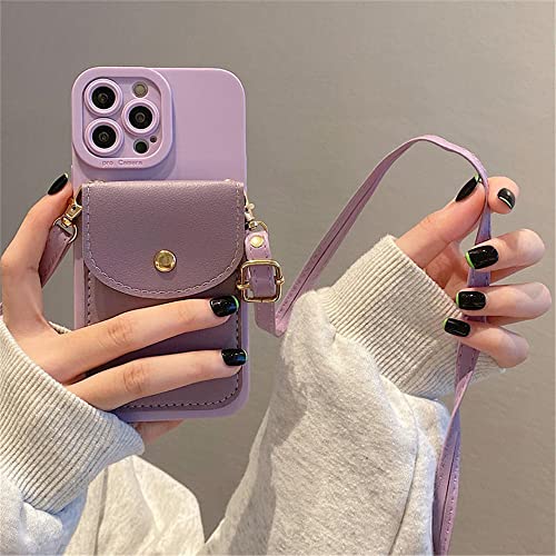 Housse en silicone avec collier pour iPhone 14 Pro Max lors de vos sorties