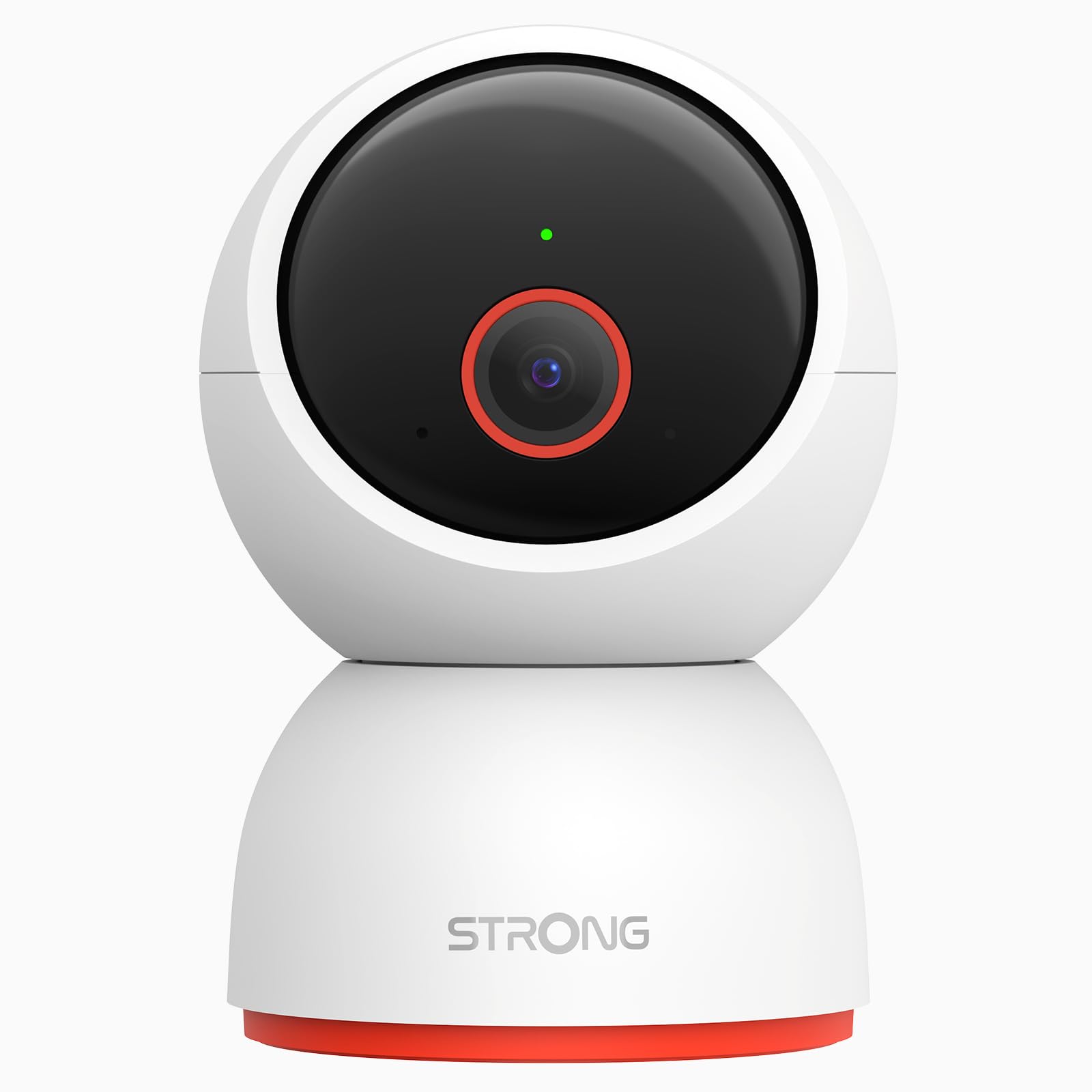 STRONG - Caméra de sécurité intérieure Smart Home 8MP, 4K, Vue panoramique 360, Alerte Mouvement, Compatible Wi-FI, Application de contrôle, Montage sur Table
