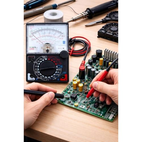 Image of YX-360 TR Multitester - Analog Multimeter for AC /DC Voltage, Current & Resistance Testing | Electrical Circuit Tester for Electricians & DIY Use