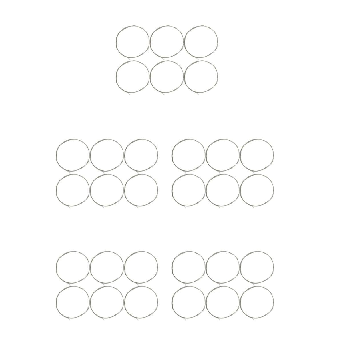 BESTonZON 5sets Corde Per Chitarra Acustica Inossidabile Corde Resistenti e Durevoli Per Musicisti e Appassionati Di Folk
