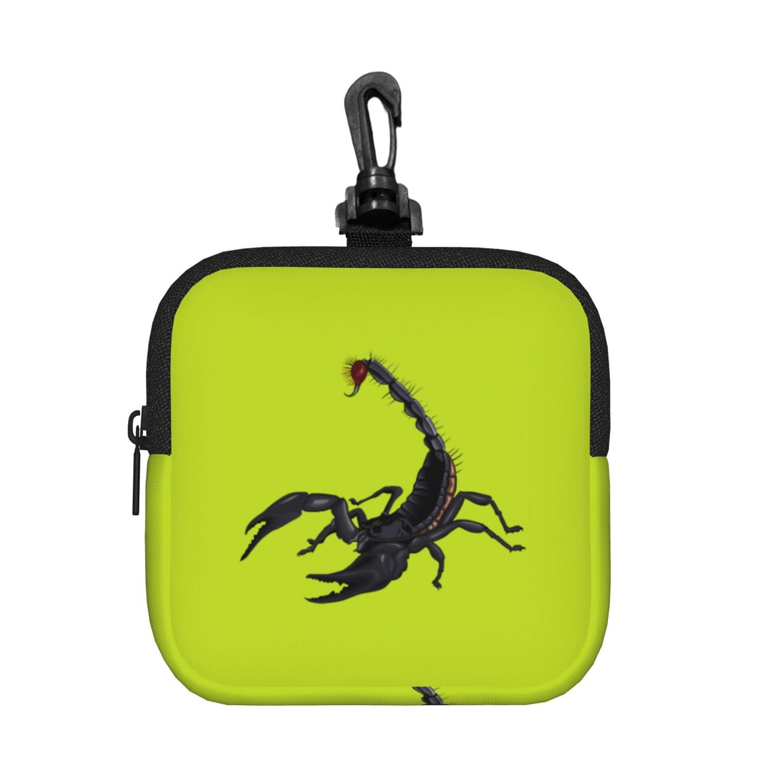 Scorpion Print Square Storage Bag Travel Toiletry Cosmetic Organizer Pouch Lightweight Reusable
