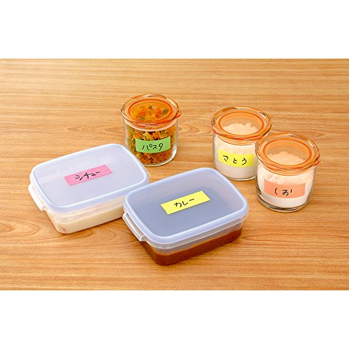 Image of Yamato Memoc Roll Tape, Self-Stick Memo Paper Tape, with Tape Dispenser, 50mm x 10m, Orange, 1 ea. (RK-50CH-OR)