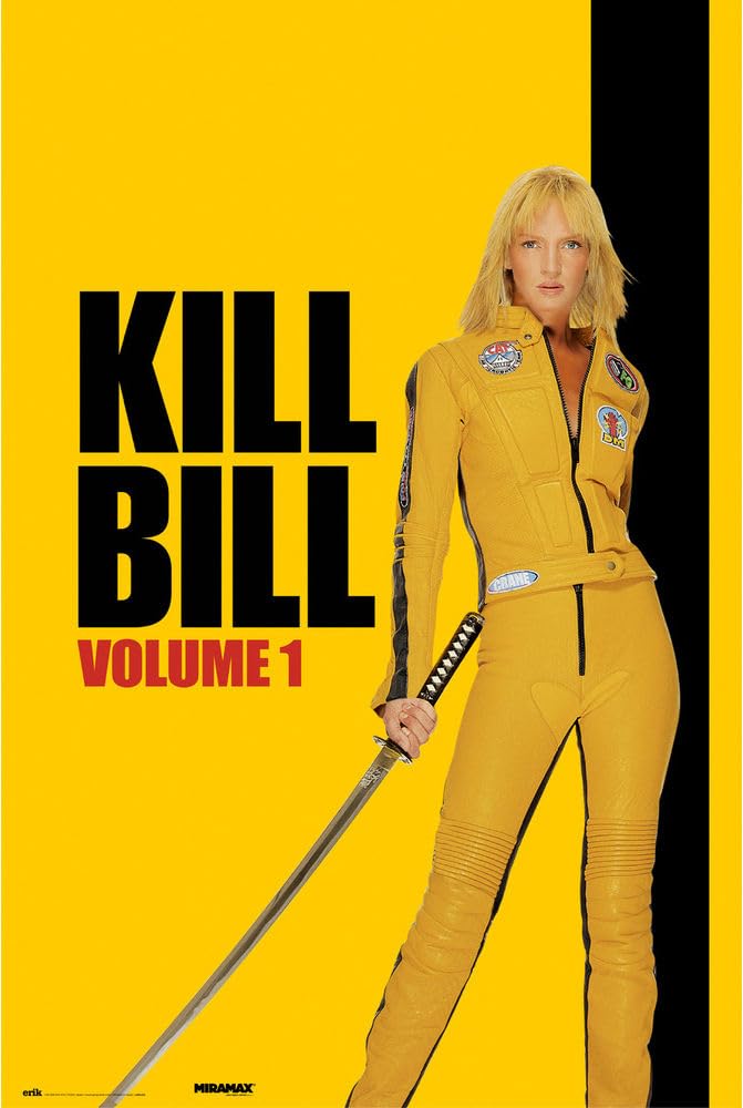 BUY ART FOR LESS Officially Licensed Quentin Tarantinos Kill Bill Vol 1 Uma Thruman Art Poster - 36 x 24 Inch - Decorative Print - Poster Paper - Ready to Frame