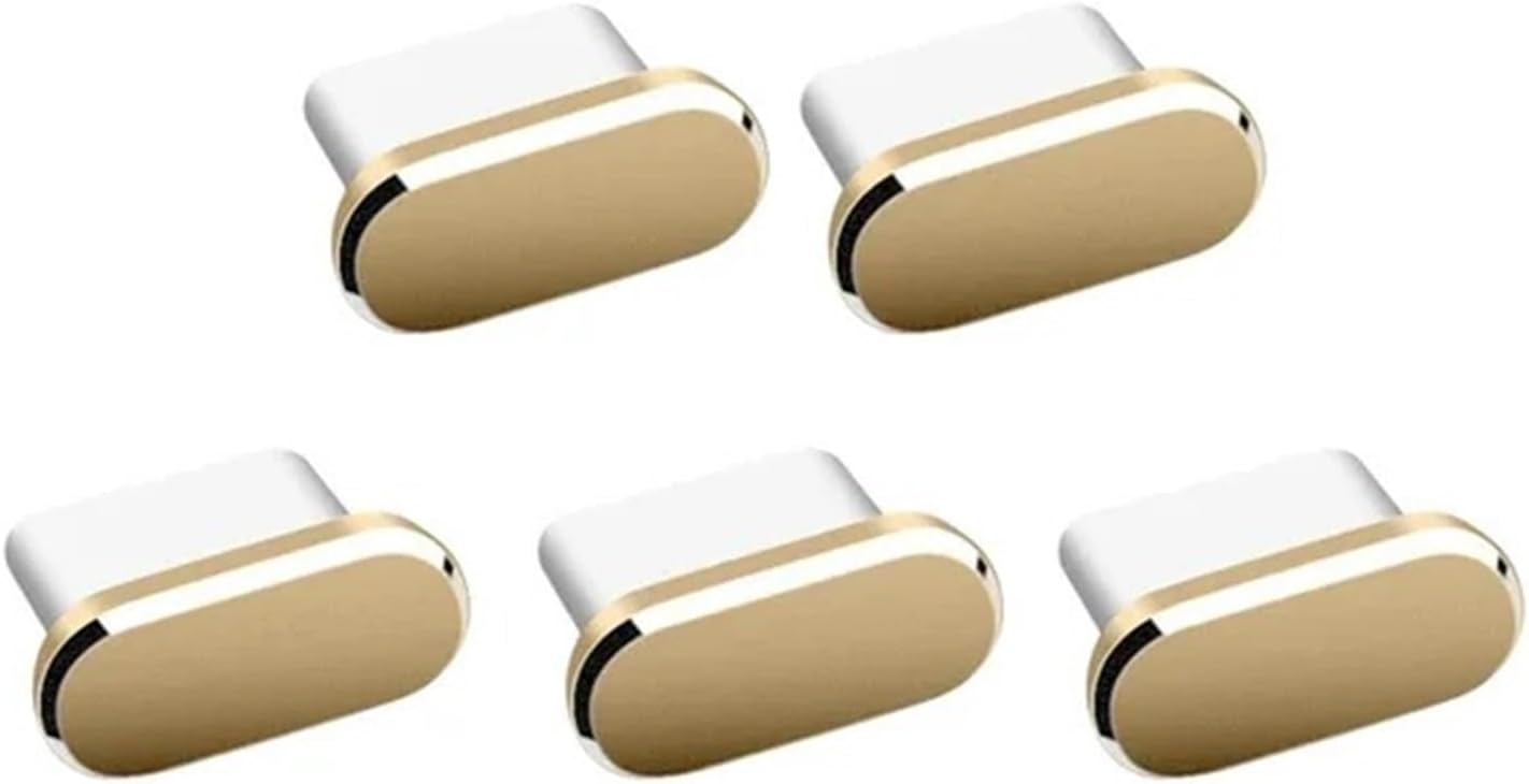 USB C Dust Plug 25Pcs Type C Metal Universal Anti-Dust Charging Port Protective Stopper for Port Protection(Silver)