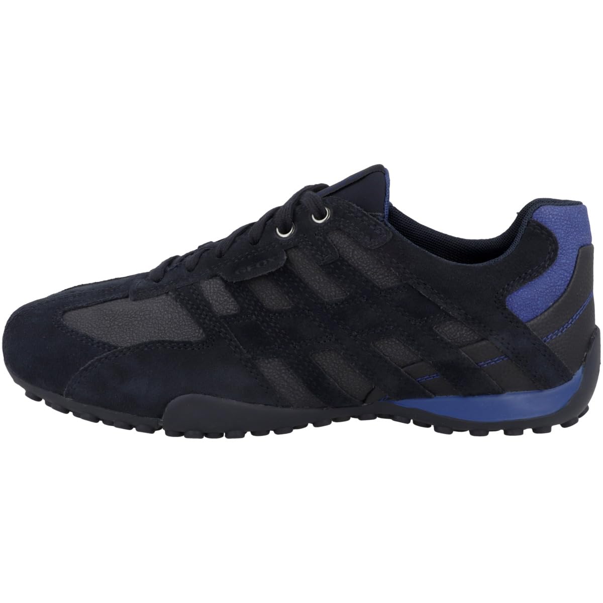 Geox Uomo Snake K, Zapatillas para Hombre, Azul (Navy/Royal), 40 EU