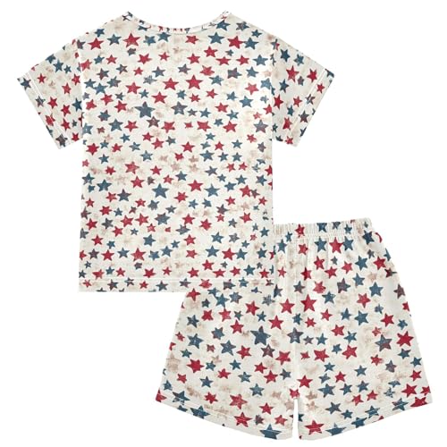 July 4th Independence Day Pajama Set Pajamas Sleepwear Nightwear Loungewear Clothes Set B04045442