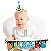 Big Dot of Happiness Monster Bash 1st Birthday - First Birthday Boy or Girl Smash Cake Decorating Kit - Little Monster High Chair Decorations