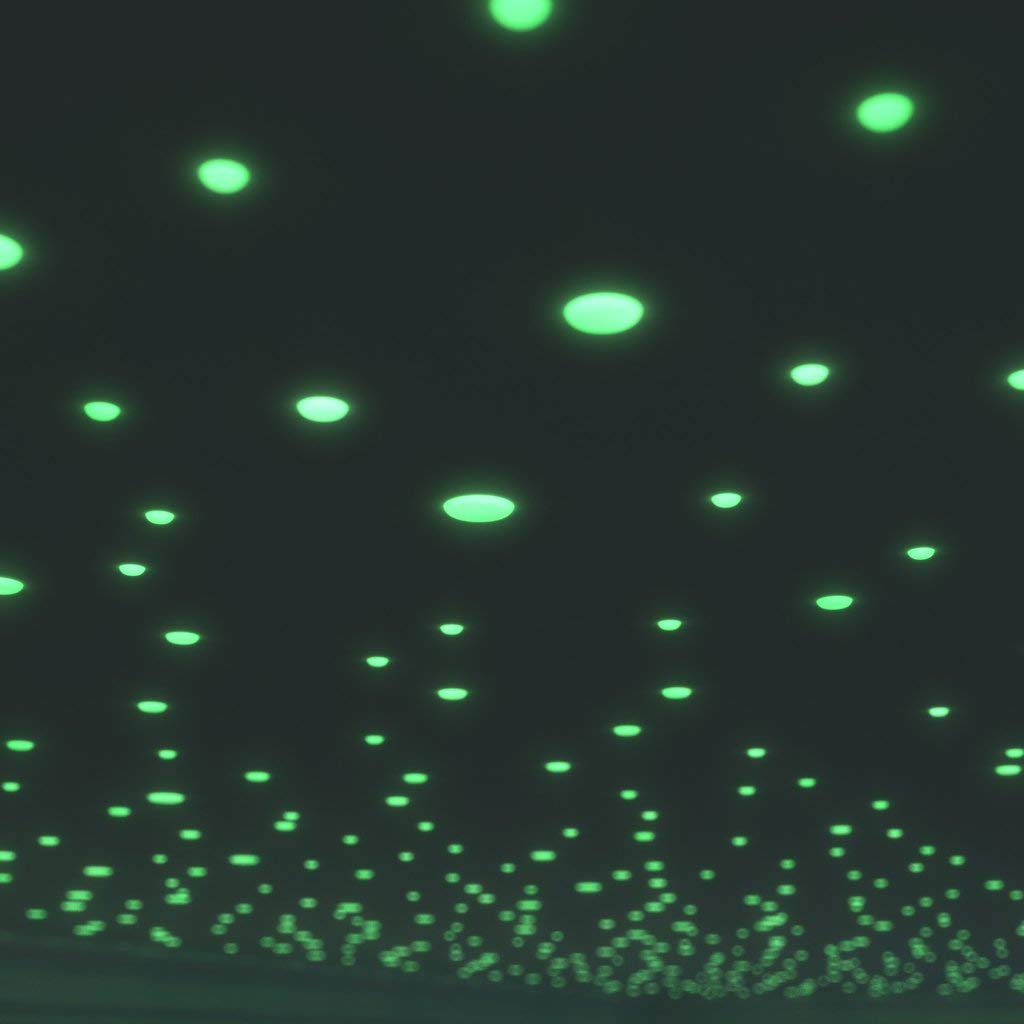 Glow in The Dark Stars: 824 Realistic 3D Stars for Ceiling Or Walls in 4  Sizes
