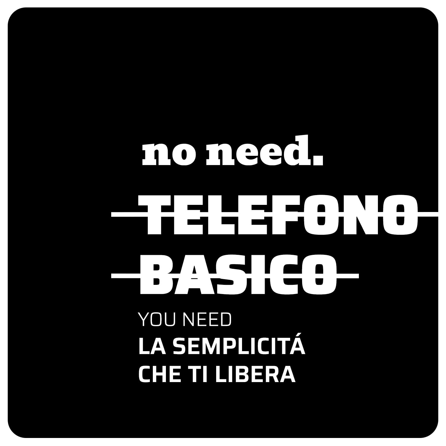 WUUM CLAP – Telefono Cellulare con sportello a doppio schermo | Tasti e numeri grandi | 2 Memorie dirette e Pulsante SOS | Bluetooth | Grande batteria 800mAh | USB-C (Titanium)