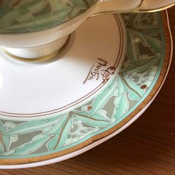 ミュシャ Amazon | ミュシャ アールヌーヴォー カップ＆ソーサー 桃山陶器