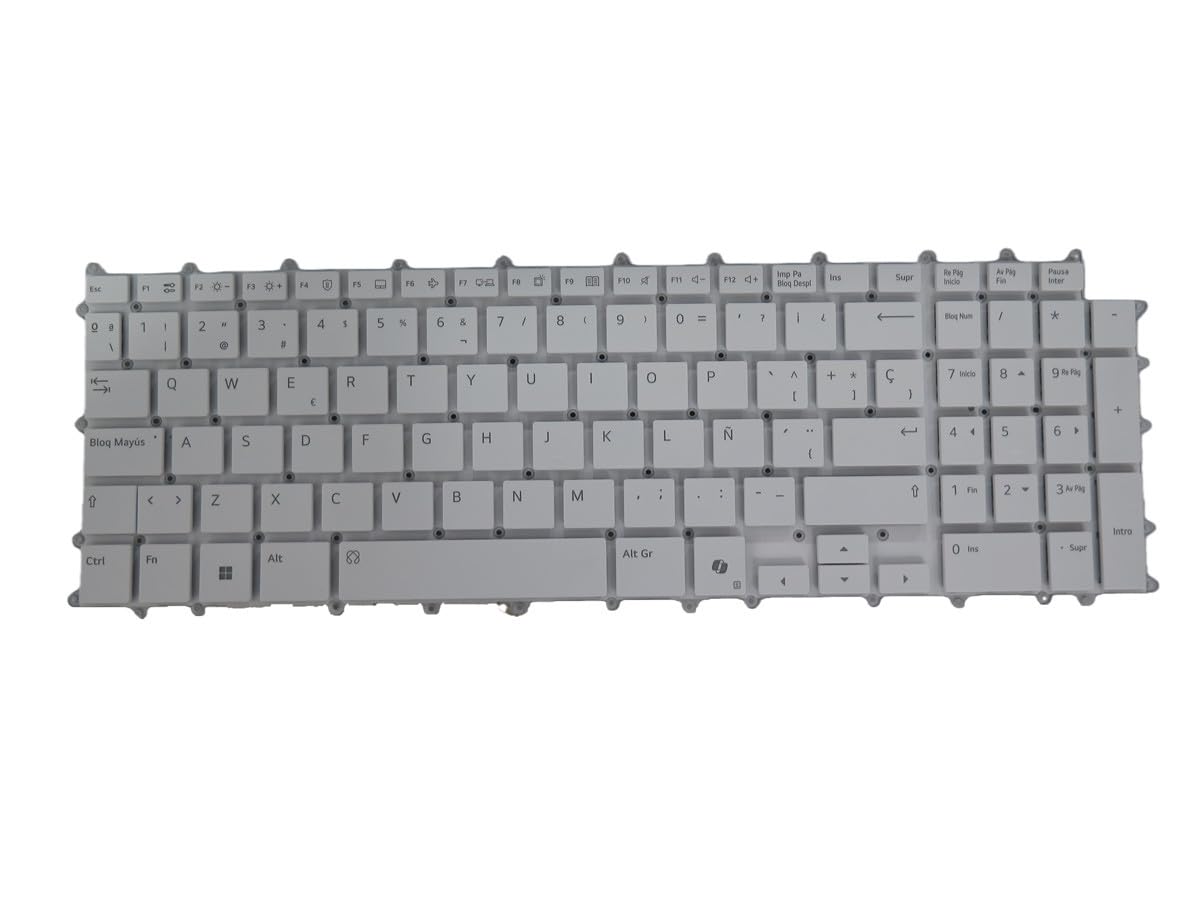 Teclado para LG SG-C2610-2EA blanco con teclas de tacto suave SP 2