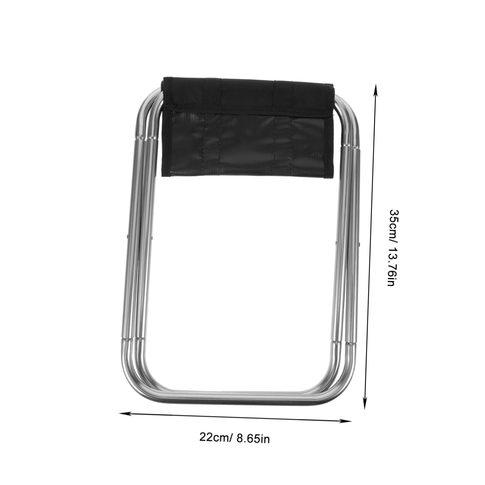 ifundom 5 Piezas Taburete Plegable de aleación de Aluminio Taburete de Exterior Plegable Taburete para Acampar al Aire Libre taburetes Mochila Plegable Taburete Plegable para Acampar Gris