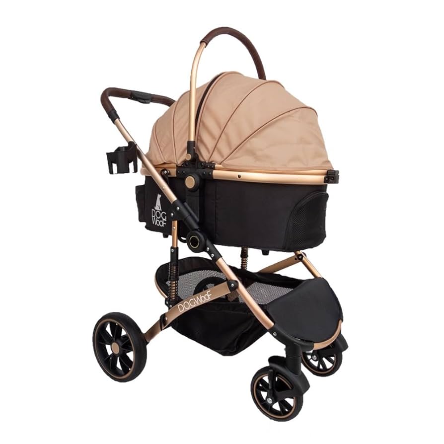 新品　ペットカート　多機能　ペット用品　犬用品　4輪　ドッグカート　ベージュ Amazon.co.jp: 犬 カート/ペットカート，耐荷重20KG多機能