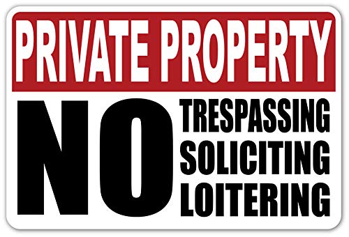 Warning Video Audio Surveillance | No Trespassing Protected 24 HR Cameras Private Property CCTV Stickers/Signs (4