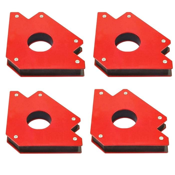 PACK OF 4 WELDING MAGNETS BY NIKOTOOLS DH-S25 MAGNETIC WELDING HOLDER 3 INCH 12 KG