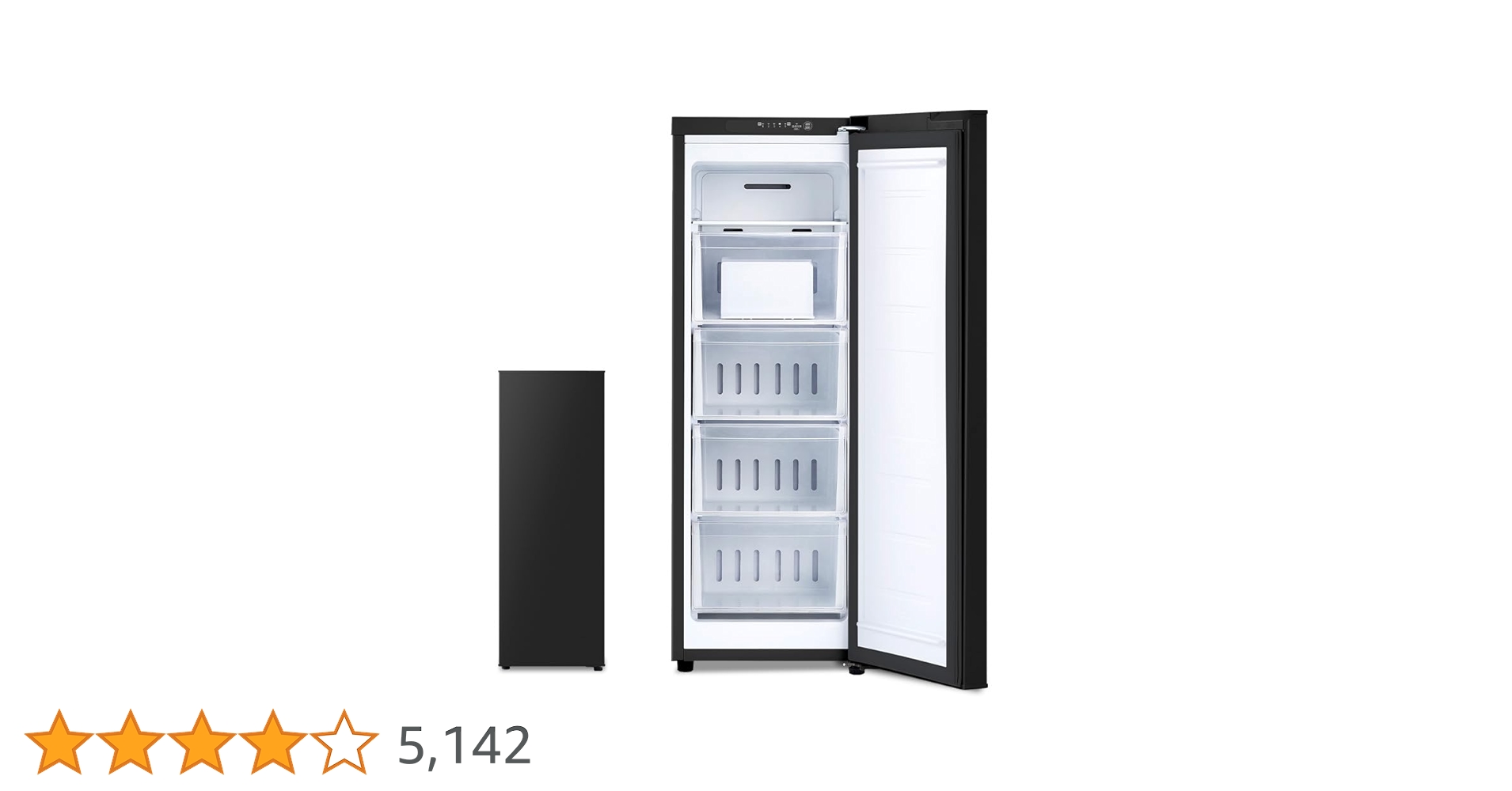 アイリスオーヤマ　ノンフロン冷凍庫　IUSN-S8C-B　2024年製 21610_1.jpg