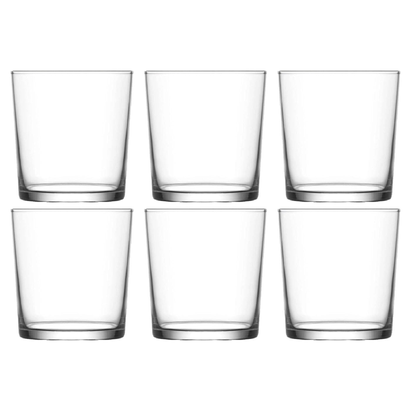 ACAN Tradineur Set Di 24 Bicchieri Pinta 355 Ml - Vetro Resistente, Lavastoviglie, Diametro 8,3 X 8,8 Cm, 2 Confezioni Da 12