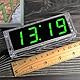 Hsthe Sea 4-stelliger DIY-LED-Digitaluhr-Kit, elektronische LED-Uhr mit Zeit-/Temperatur-/Datumsanzeige, Lichtsteuerung, einfache Digitaluhr für Anfänger und Elektronikprofis