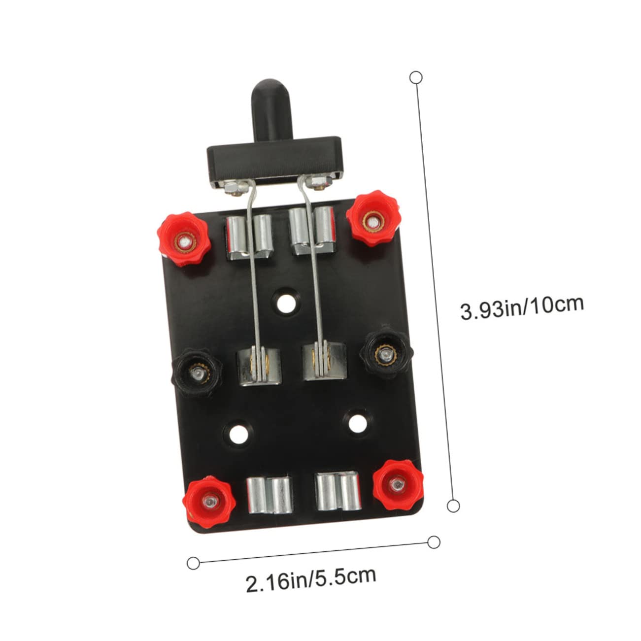 HOMOCONO Double Pole Switch Electric Electricity Experimental Equipment for Boys and Projects Knife Switch Electronics Tool