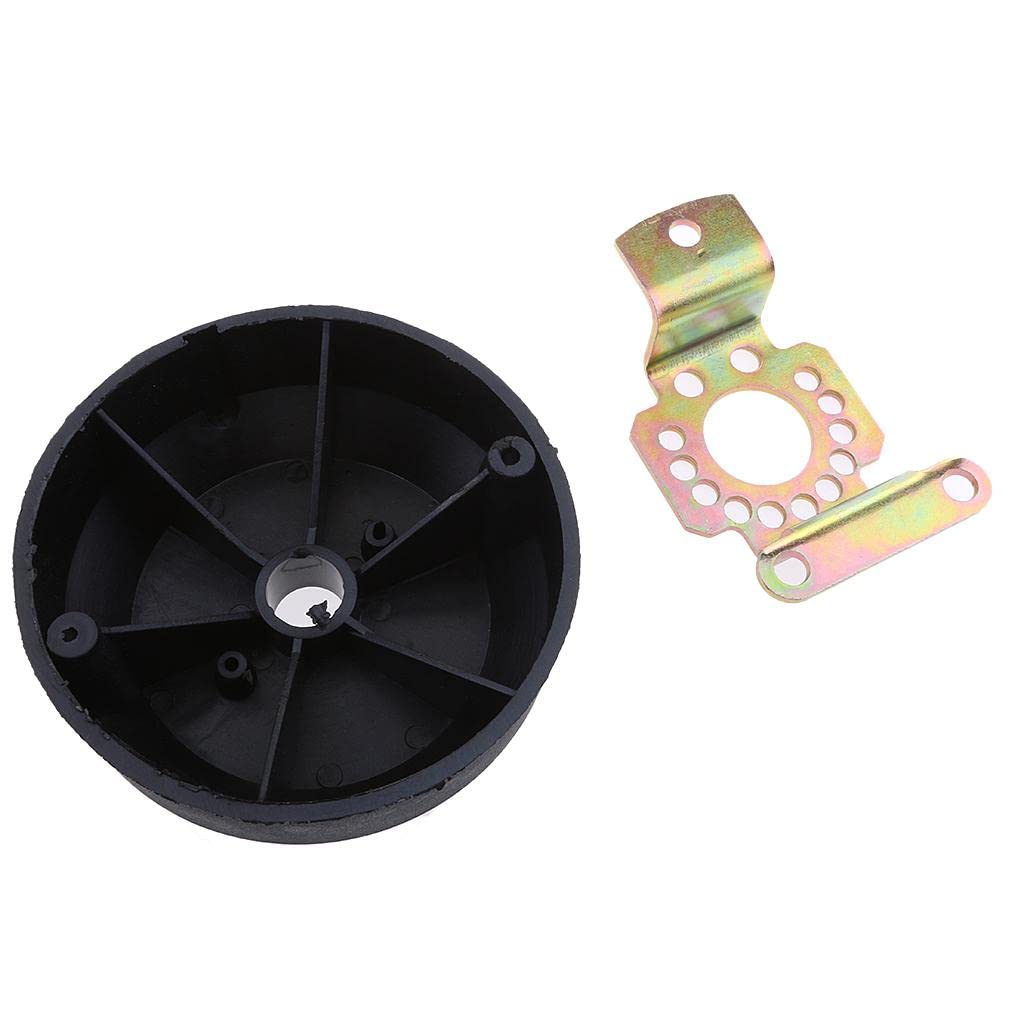 Kit de Bisel de para Dirección de Cable Marino, Timón para Motor Fueraborda de Barco, Color Negro.