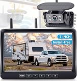 Magnetic RV Backup Camera Wireless Clear Picture: Install-Fr...