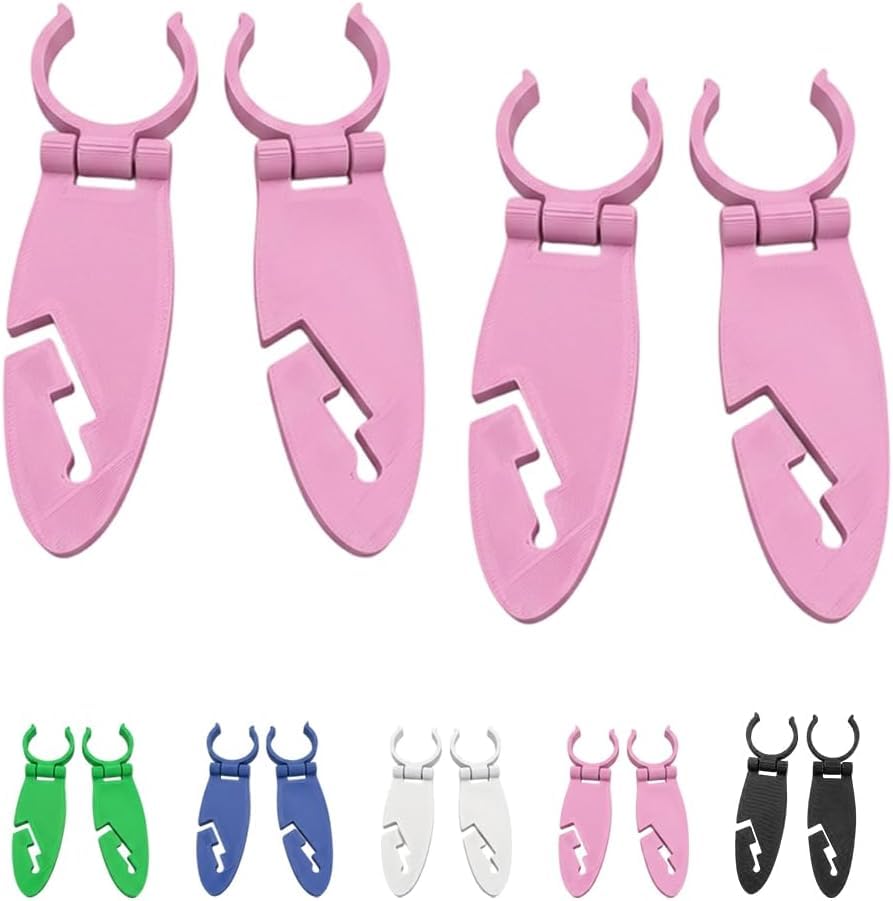 Sup Paddle Holder Clip, 4 Pack Plastic Kayak Paddle Clip, Universal Paddleboard Oar Fixing Clamp Accessory For Stand Up Paddle Board Kayak Canoe, Multiple Colors Available, Kayak Accessories