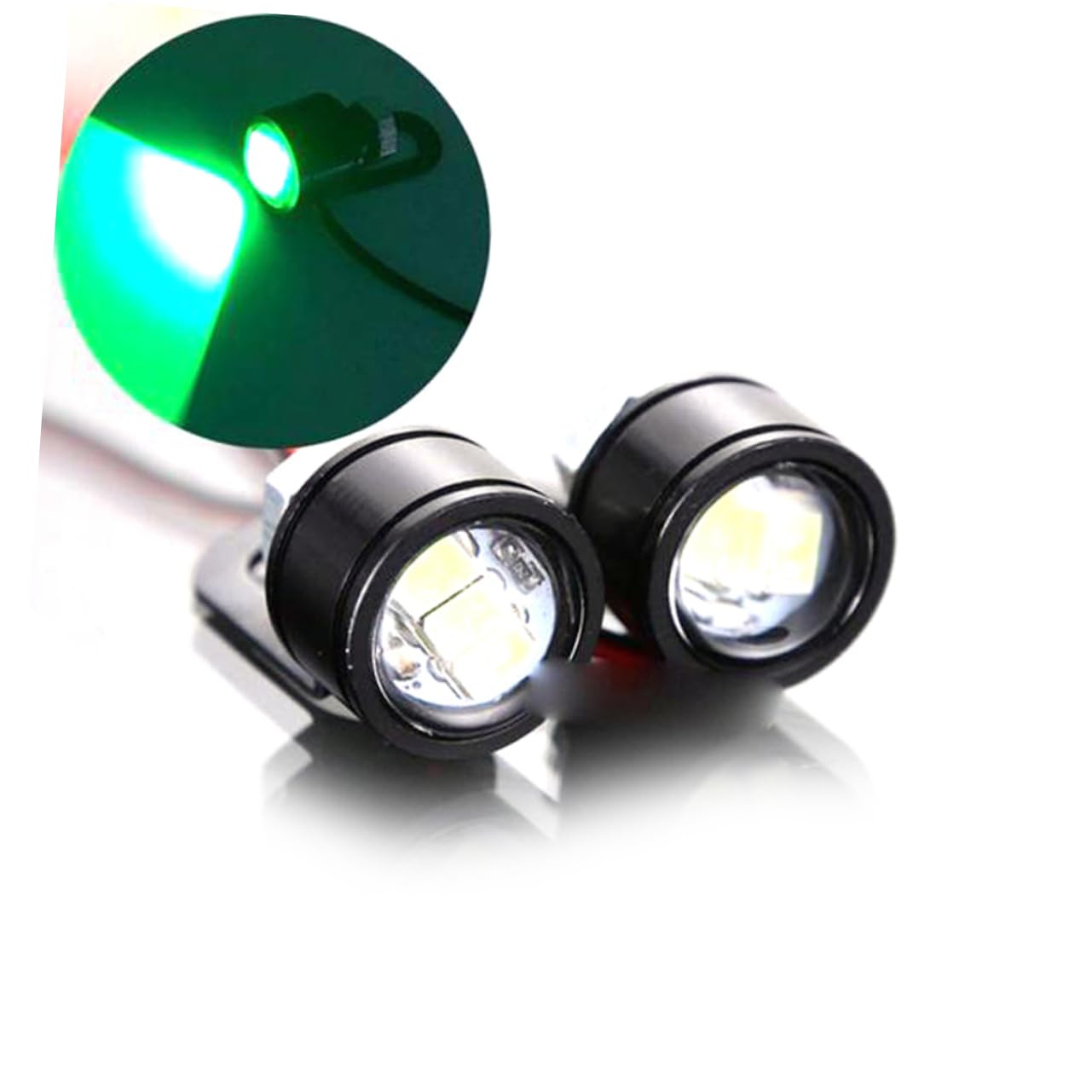 ABOOFAN 2pcs Motorcycle Mirror Lamp Led Light Kit Low Power Consumption Car Interior Accessories