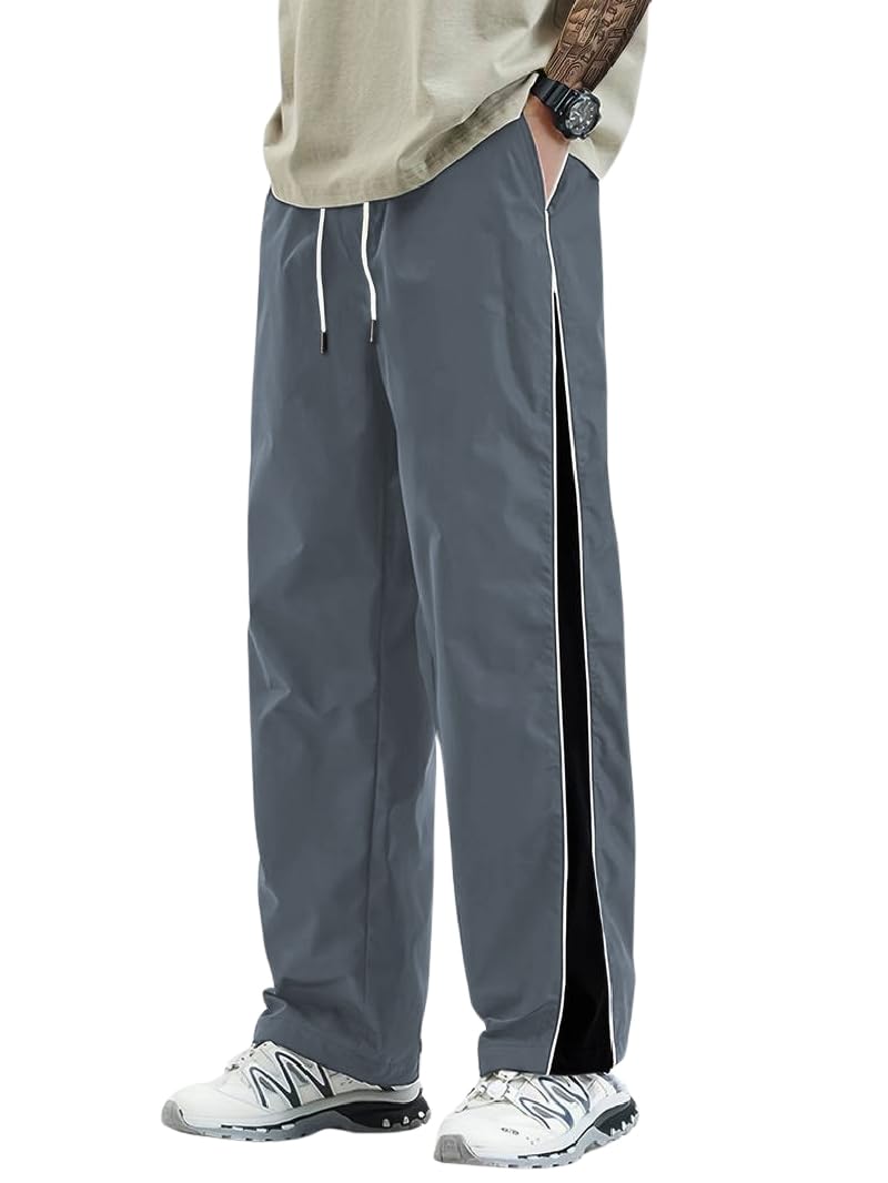 TOPLOT Track Pants for Men || Activewear Pants || Men’s Joggers || Zipper Pocket || Casual Trousers || Stretchable (Sports | Gym | Yoga) (5261)