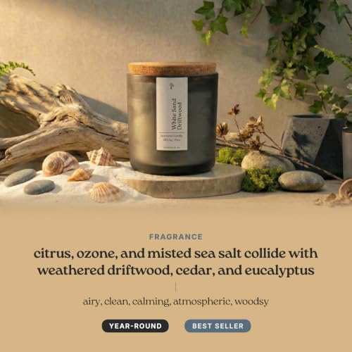 Aspen & Oak Non Toxic Beeswax Candle 10oz - Whitesand Driftwood by ASPEN & OAK - Used condition - Image 4