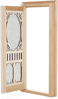 Odoria 1/12 Miniature Hollow Door Dollhouse Furniture Accessories