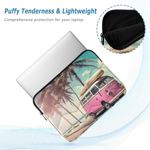 Funda para portátil 13-14 pulg impermeable con patrón rosa miniatura 5