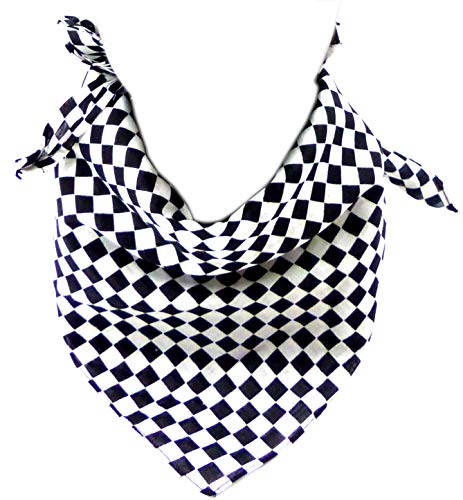 Preisvergleich Produktbild Evil Wear Nickituch schwarz weiss kariert (Karo klein)