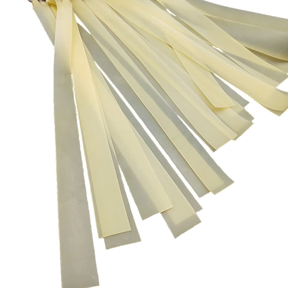 Fasce di ricambio per fionda da 0,7 ~ 1,5 mm, fionda piatta e professionale, elastici per sport all'aria aperta, 50 pezzi