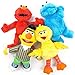 4 Unids / Set 23Cm Barrio Sésamo Elmo Big Bird Bert Bailarina Zoe Muñeco De Peluche Regalos para Niña
