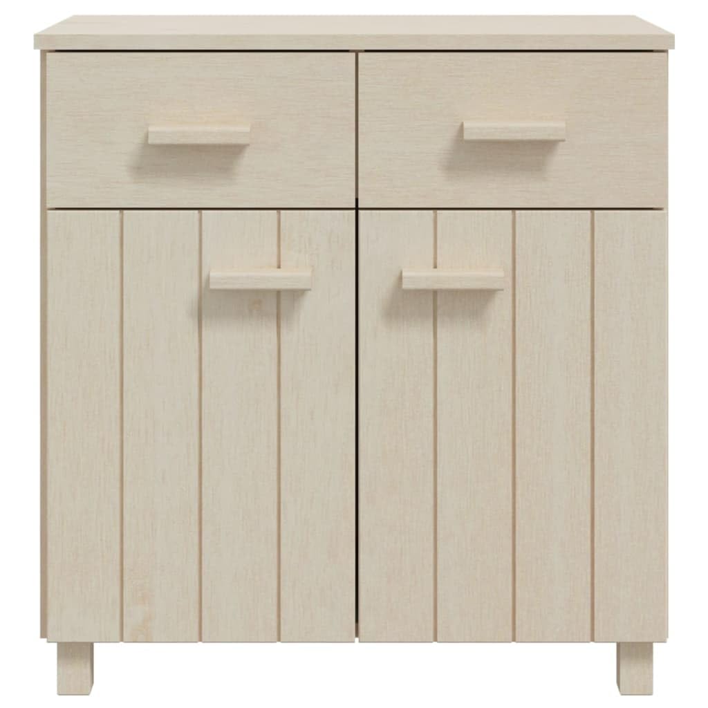 vidaXL Komoda HAMAR, miodowy brąz, 79x40x80 cm, drewno sosnowe, szafka, szafki z drzwiczkami, drewniana komoda, szafka z szufladami, mebel