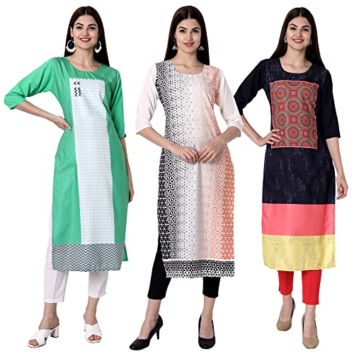 Image of Women's Crepe Straight Kurta