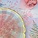 2500pcs Pink Love Heart Shaped Glitter Confetti for Valentine's Day, Anniversary, Birthday, Wedding, Bridal Shower & Baby Shower Parties Decorations