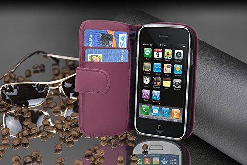 Cadorabo Book Case Compatible With Apple Iphone 3 / Iphone 3Gs In Dusky Pink - With Stand Function And Card Slot Made Of Smooth Faux Leather - Wallet Etui Cover Pouch Pu Leather Flip #TOP2