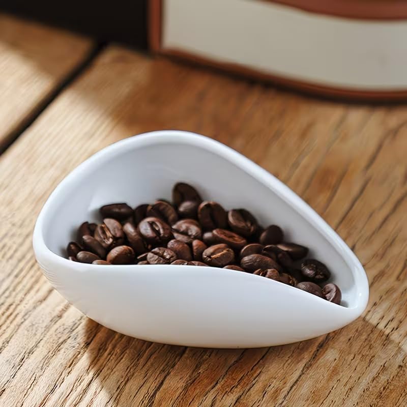 Image of Ceramic Coffee Bean Dosing Cup with 20ML Spray Bottle - Espresso Measuring Cup 25g Capacity with Fine Mist Bean Spritzer - Static Reduction Coffee Tool Kit for Home & Barista Use