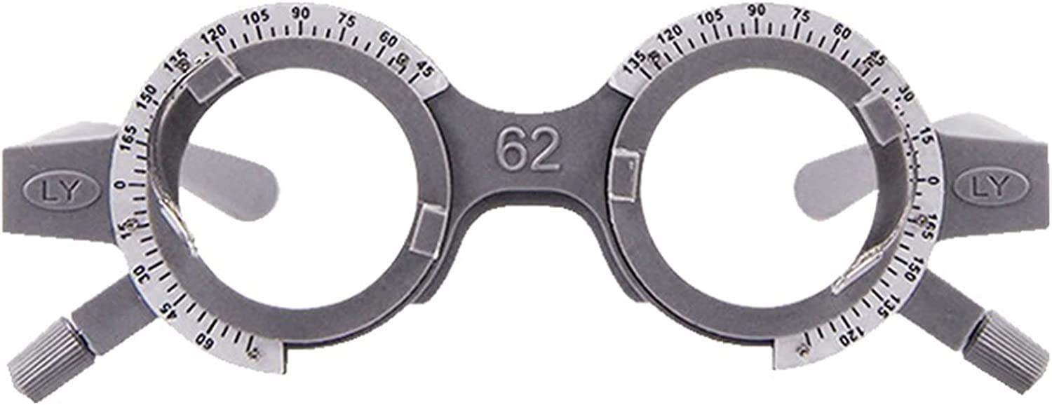 Zestaw soczewek optycznych, oprawka okularów do soczewek próbnych, wyposażenie optyczne do optometrii, optyczne tytanowe oprawki próbne do optometrii, części do soczewek próbnych (kolor: PD6)