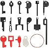 Call Point Tets Keys 16 Pcs Set, Mellbree Fire Alarm Engineers Call Point Key Kit