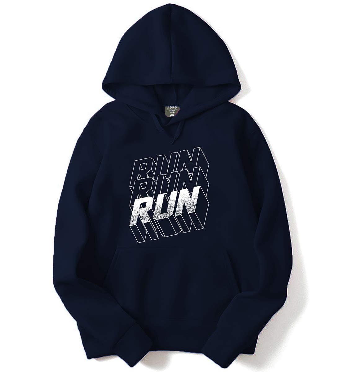 ADRO Men's Cotton Hooded Neck Hooded Sweatshirt