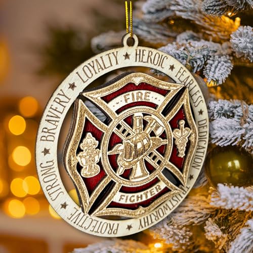 Firefighter-Wooden-Christmas-Ornament–Fireman-Gift-Brave-Hero-Holiday-Decor-2024-Holiday-Ornament Firefighter Wooden Christmas Ornament–Fireman Gift Brave Hero Holiday Decor 2024 Holiday Ornament