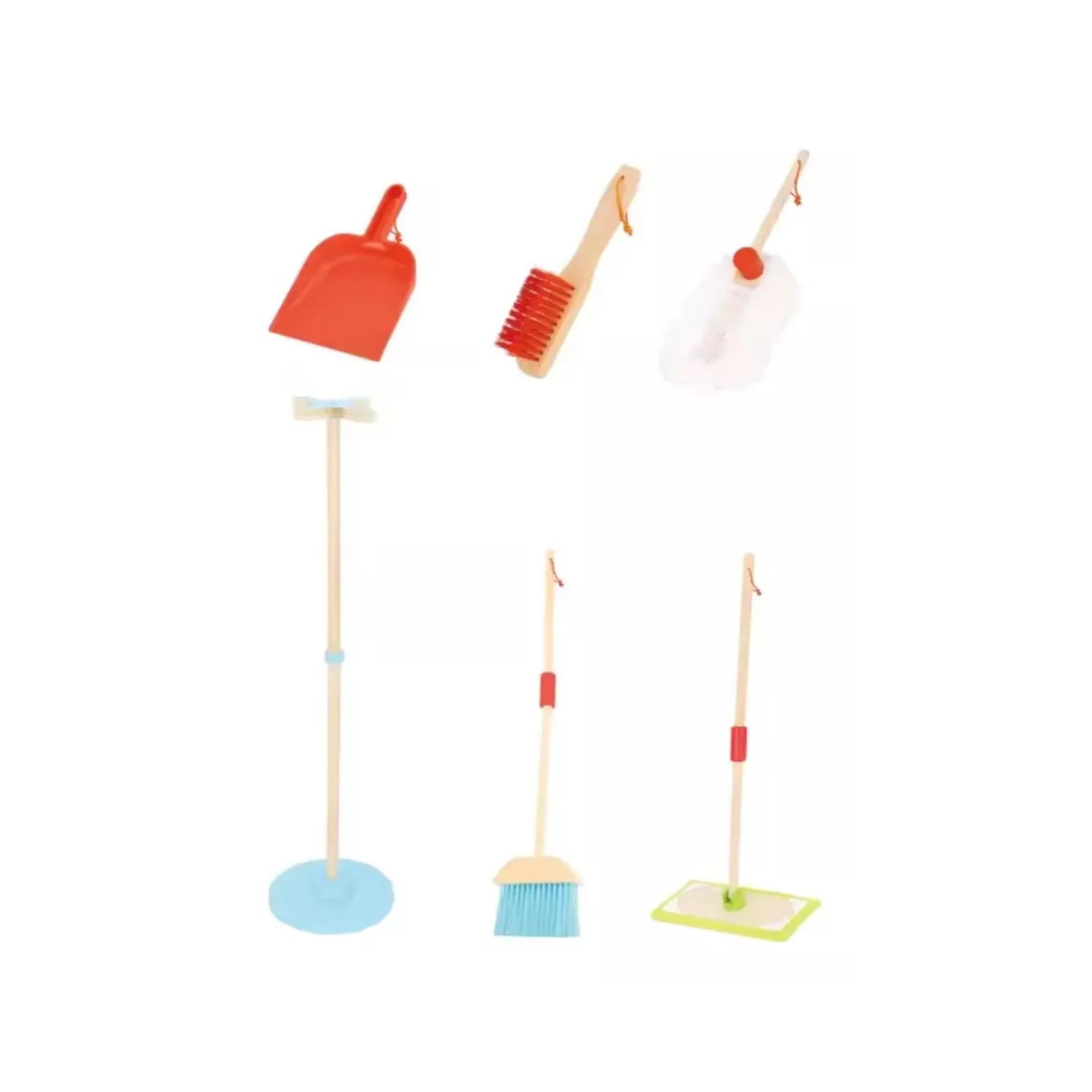 GIODICART Set Pulizie in Legno Gioco Simbolico per Bambini